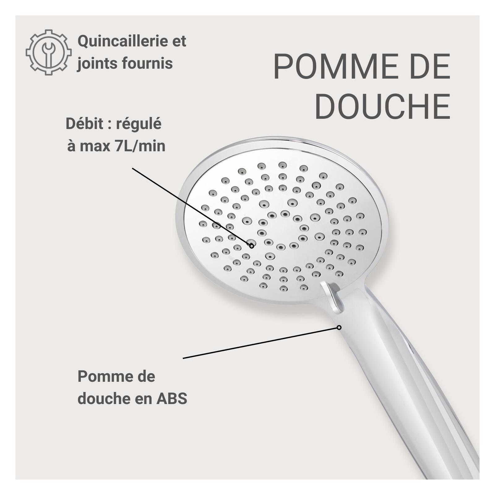 Douchette chromée OLYNA