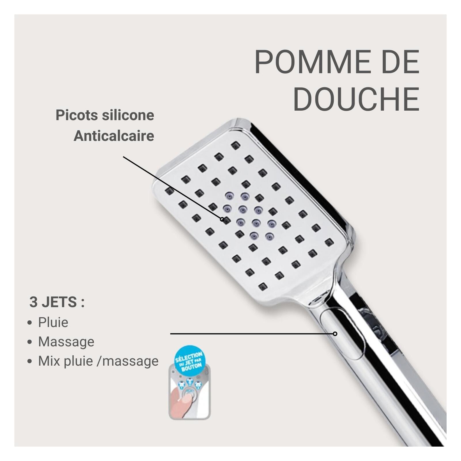 Douchette chromée ELOA