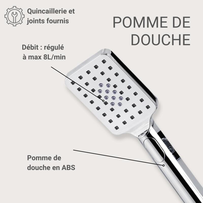 Douchette chromée ELOA