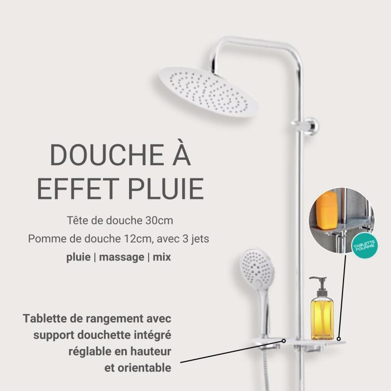 Colonne de douche chromée SOMA