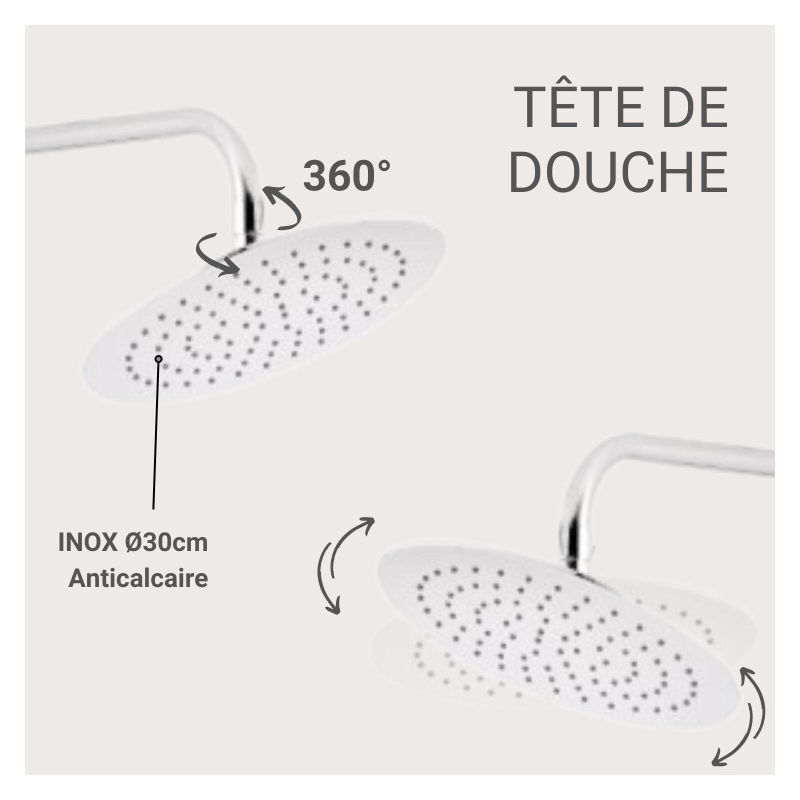 Colonne de douche chromée SOMA Colonne de douche chromée SOMA