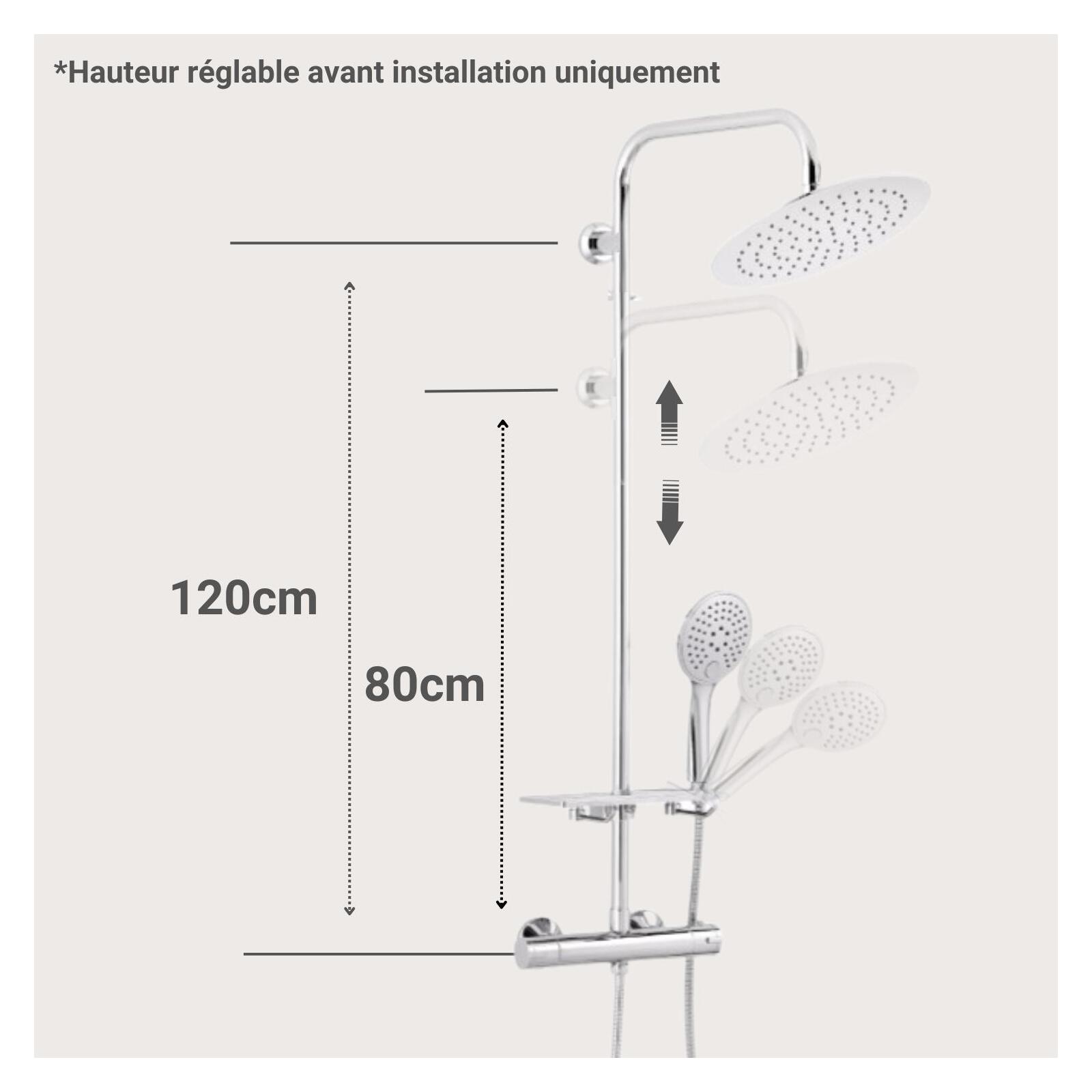 Colonne de douche chromée SOMA Colonne de douche chromée SOMA