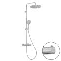 Colonne de douche ronde en inox BRUMA