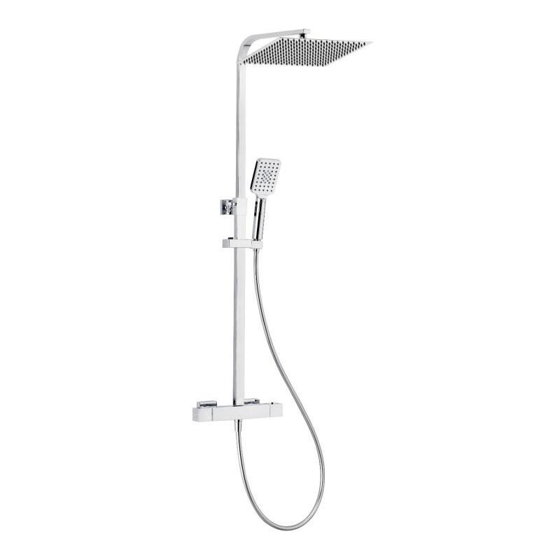 Colonne de douche carrée en inox MORK