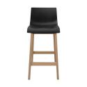 Lot de tabouret de bar en chêne 65cm TANNA