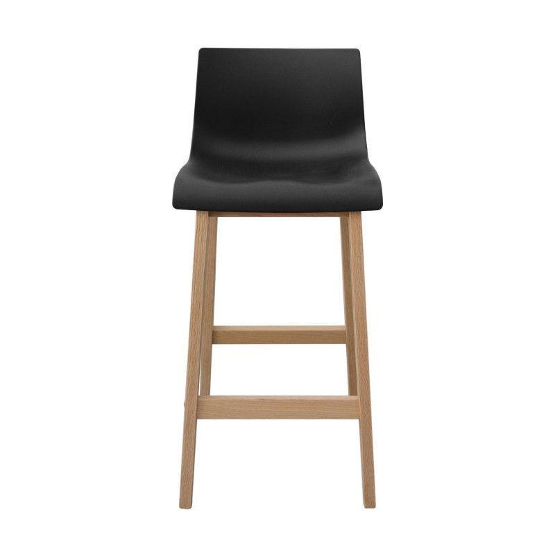 Lot de tabouret de bar en chêne 65cm TANNA