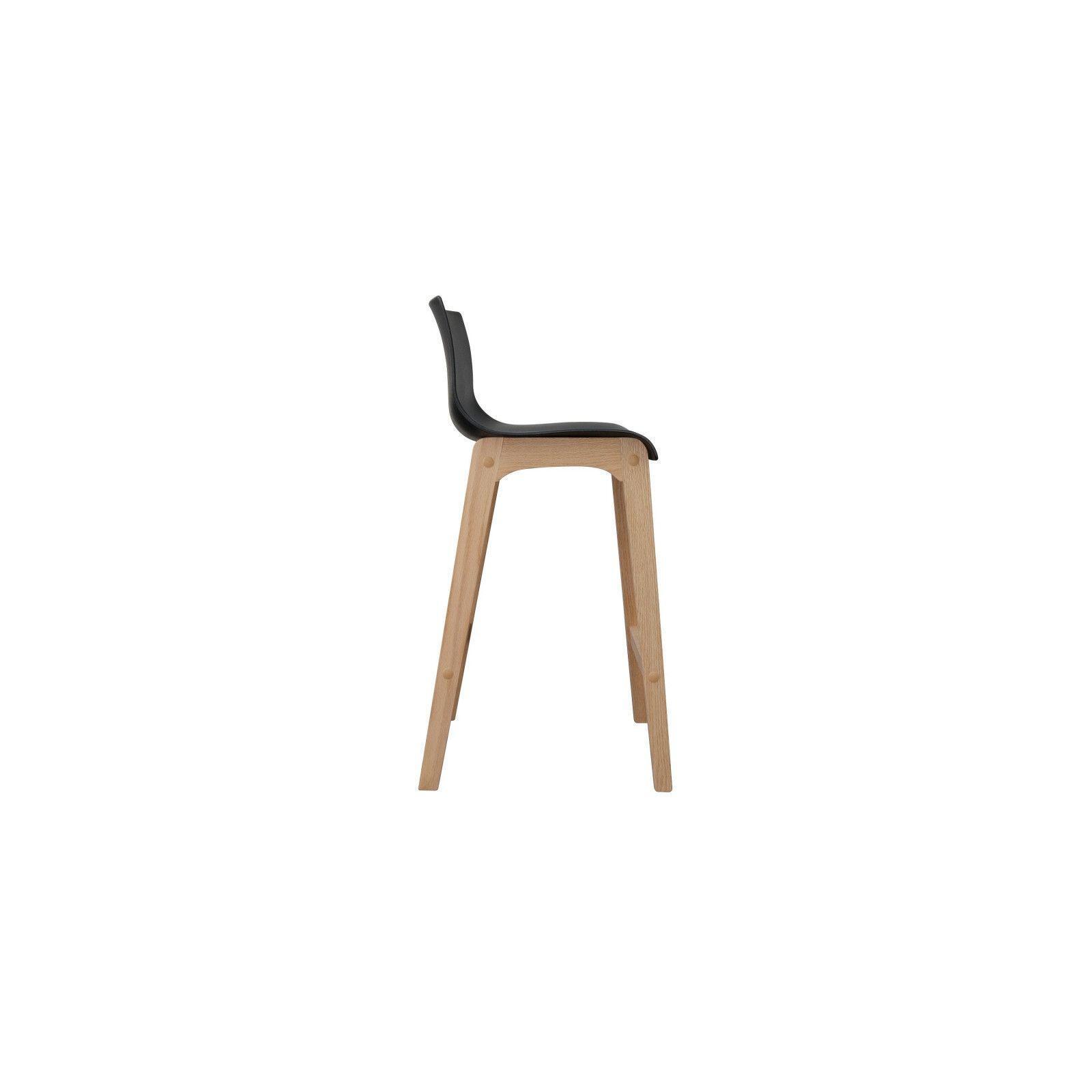 Lot de tabouret de bar en chêne 65cm TANNA