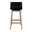 Lot de tabouret de bar en chêne 65cm TANNA
