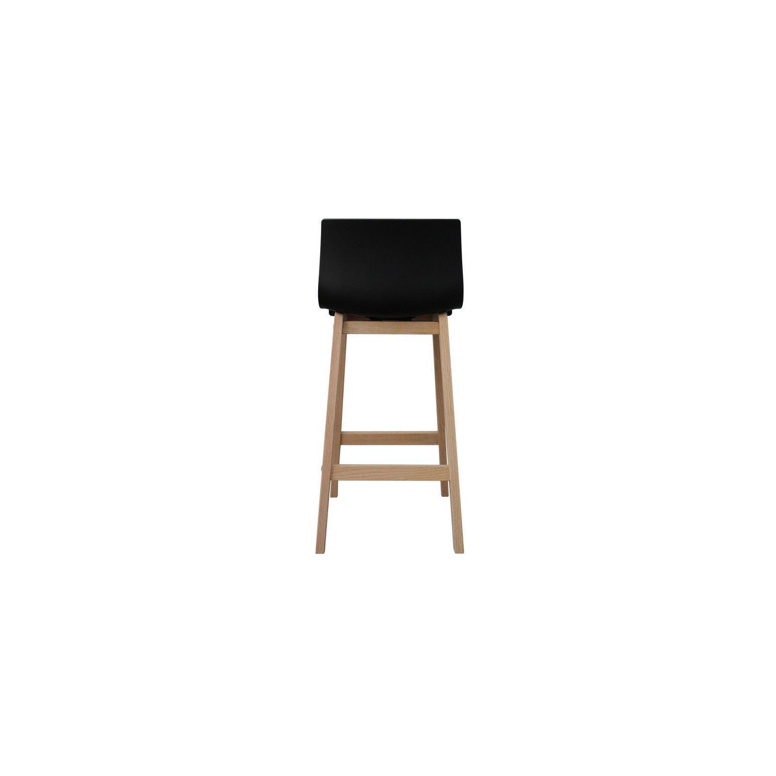 Lot de tabouret de bar en chêne 65cm TANNA