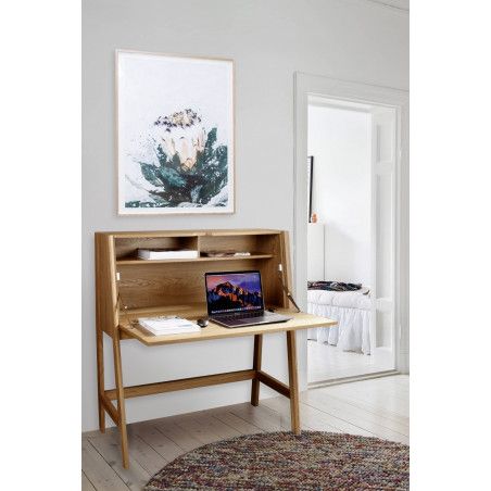 Bureau secrétaire bois 110 cm ELOA Bureau secrétaire bois 110 cm ELOA
