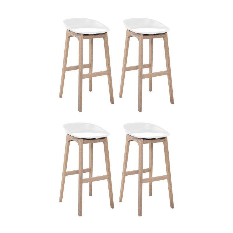 Lot de tabourets de bar en bois 65cm RIVA