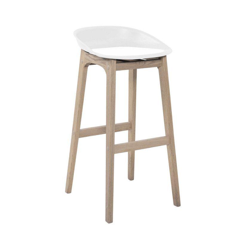 Lot de tabourets de bar en bois 65cm RIVA