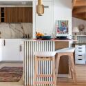 Lot de tabourets de bar en bois 65cm RIVA