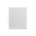 Miroir LED rectangulaire en verre argenté ECLIPS