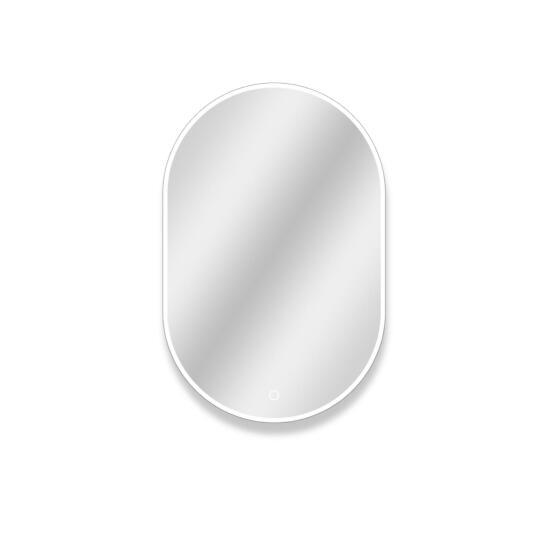 Miroir LED ovale avec cadre en acrylique LUMEA