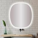Miroir LED 70x78 cm organique