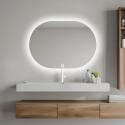 Miroir LED 60x85 cm ovale