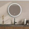 Miroir LED rond D60/120cm avec rétroéclairage