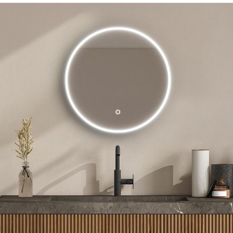 Miroir LED rond D60/120cm avec rétroéclairage
