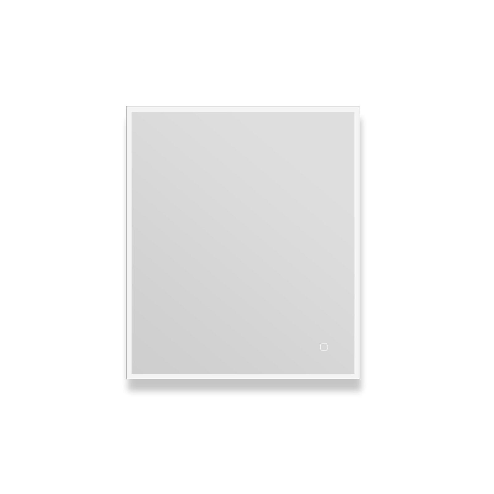 Miroir LED rectangulaire L60/80cm cadre rétro-éclairé