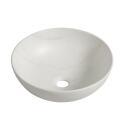 Vasque à poser ronde effet marbre beige 39,5cm