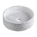 Vasque à poser ronde en terrazzo 38cm