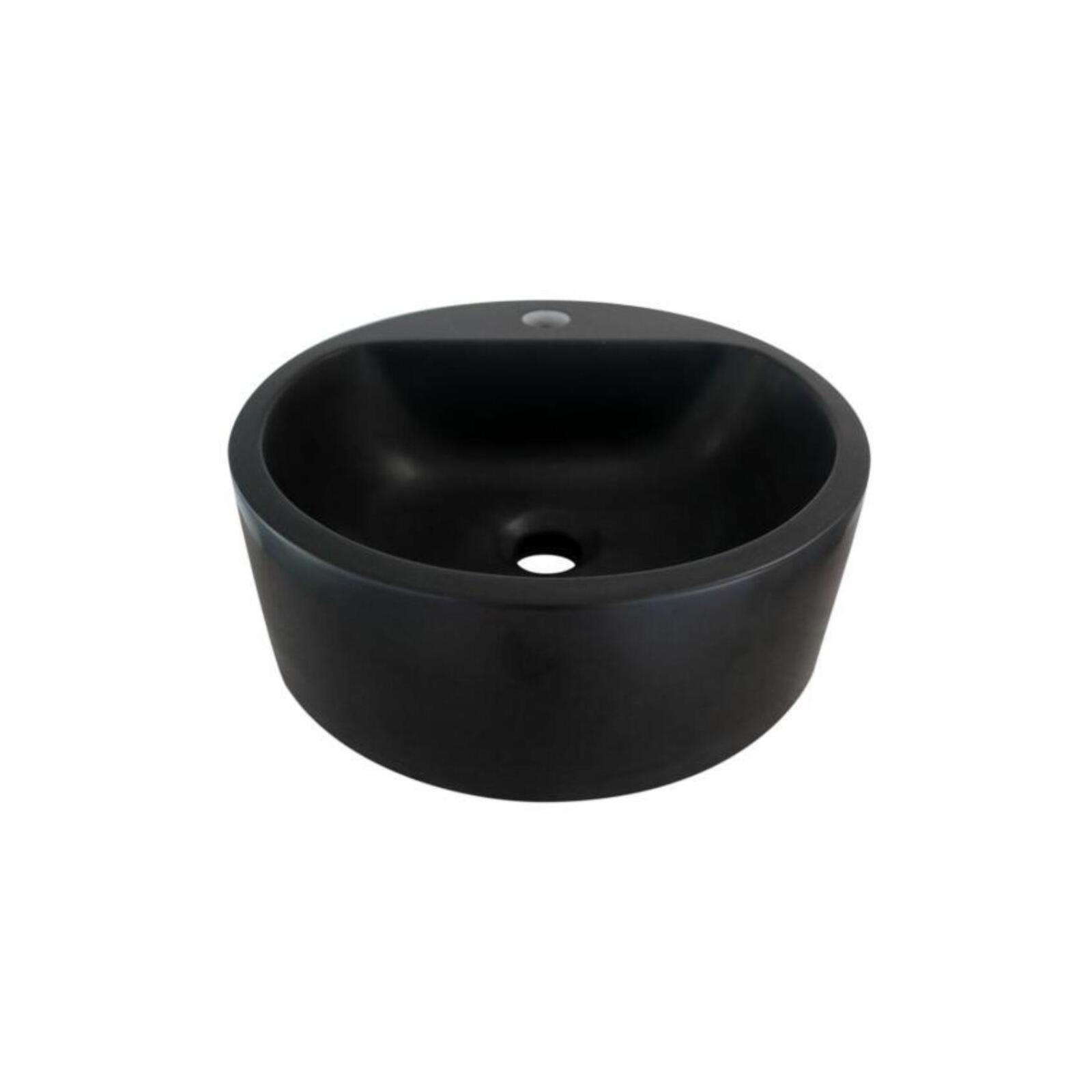 Vasque à poser ronde en résine 37cm