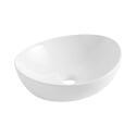 Vasque à poser ovale en céramique 42x37cm