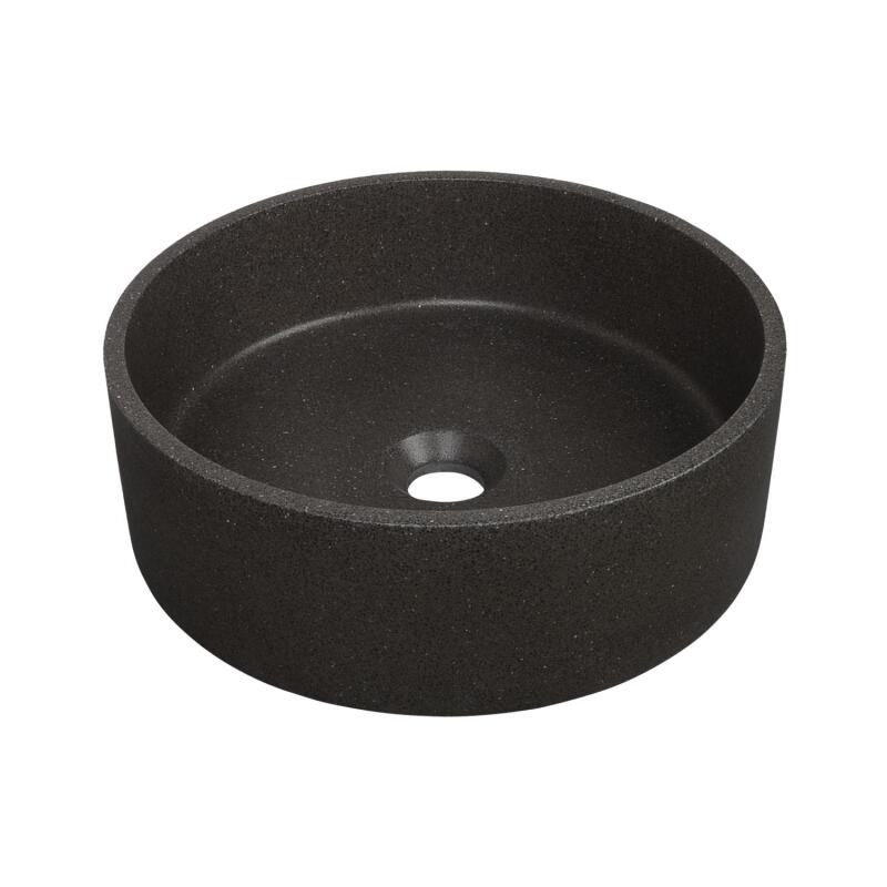Vasque à poser ronde en grès 36cm
