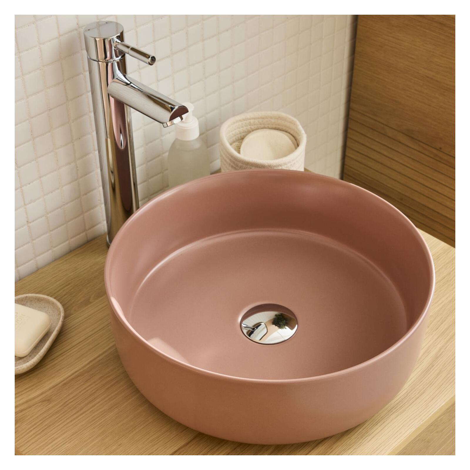 Vasque à poser ronde en céramique 36cm Vasque à poser ronde en céramique 36cm