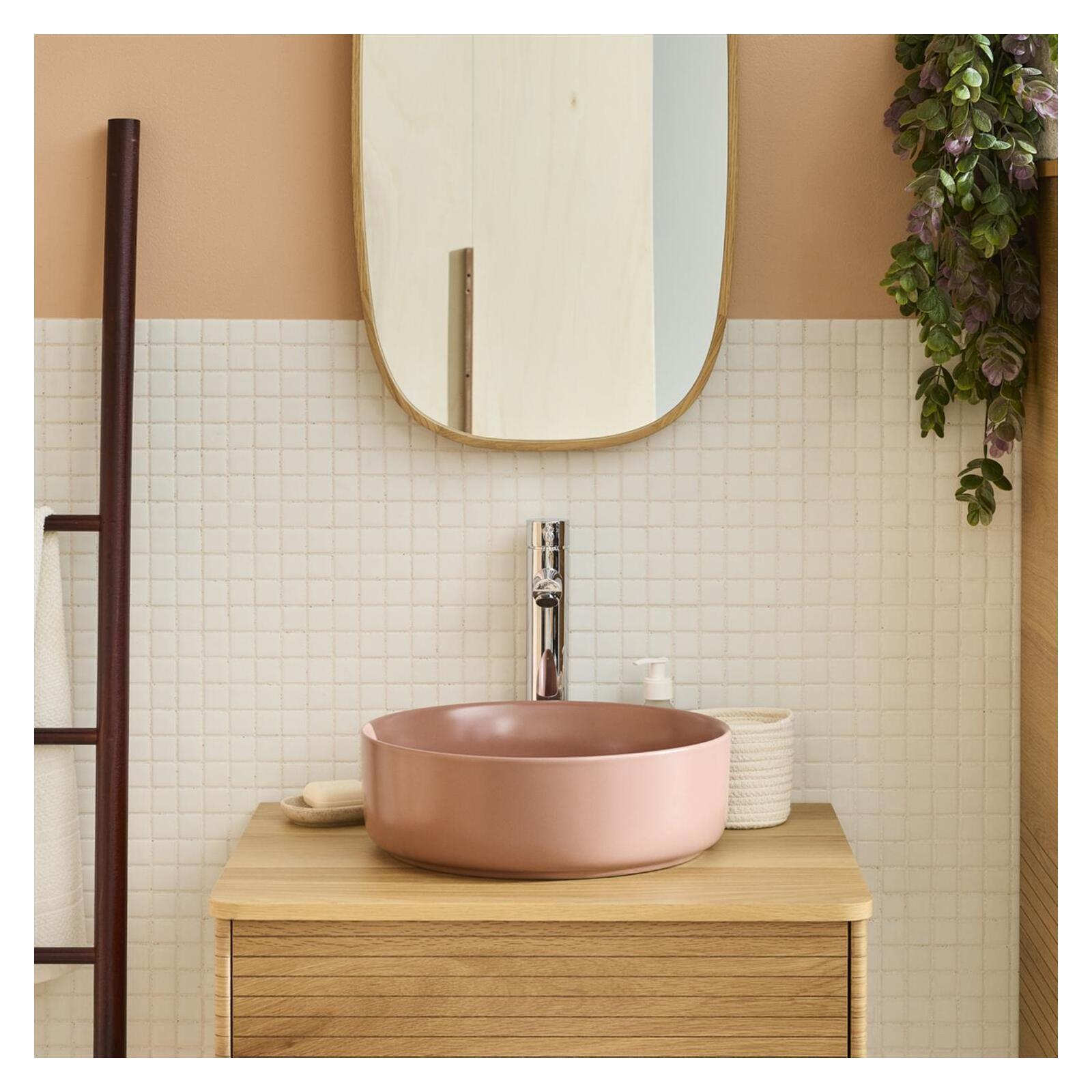 Vasque à poser ronde en céramique 36cm Vasque à poser ronde en céramique 36cm