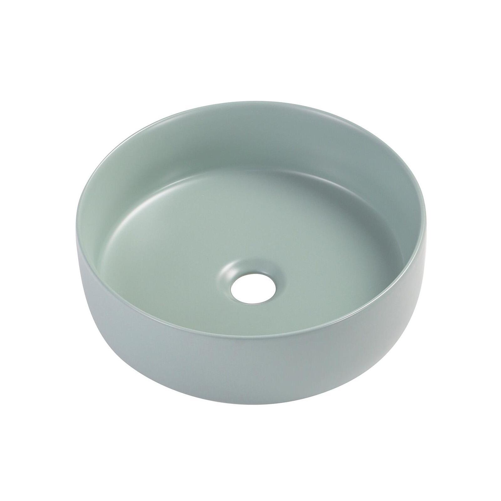 Vasque à poser ronde en céramique 36cm