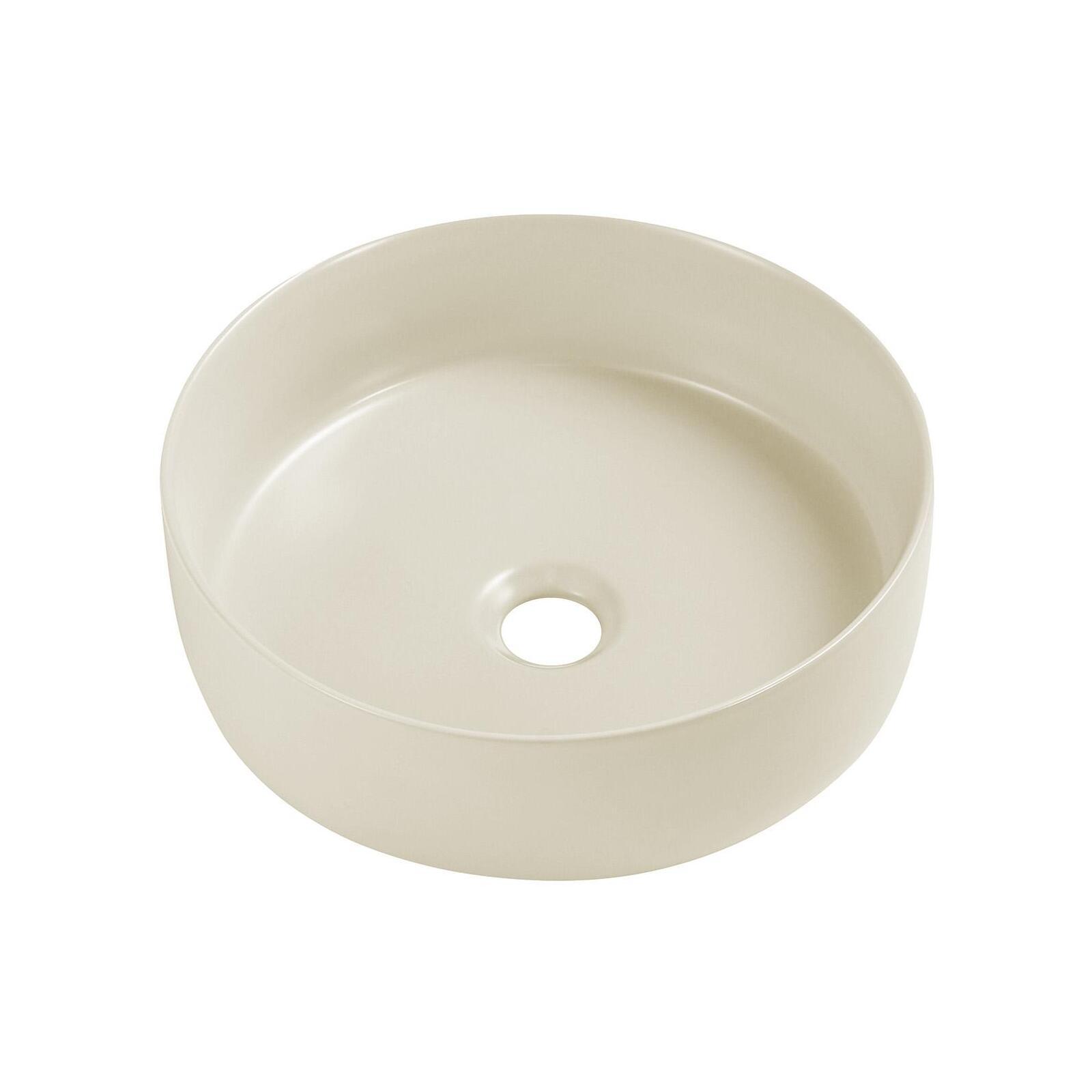 Vasque à poser ronde en céramique 36cm