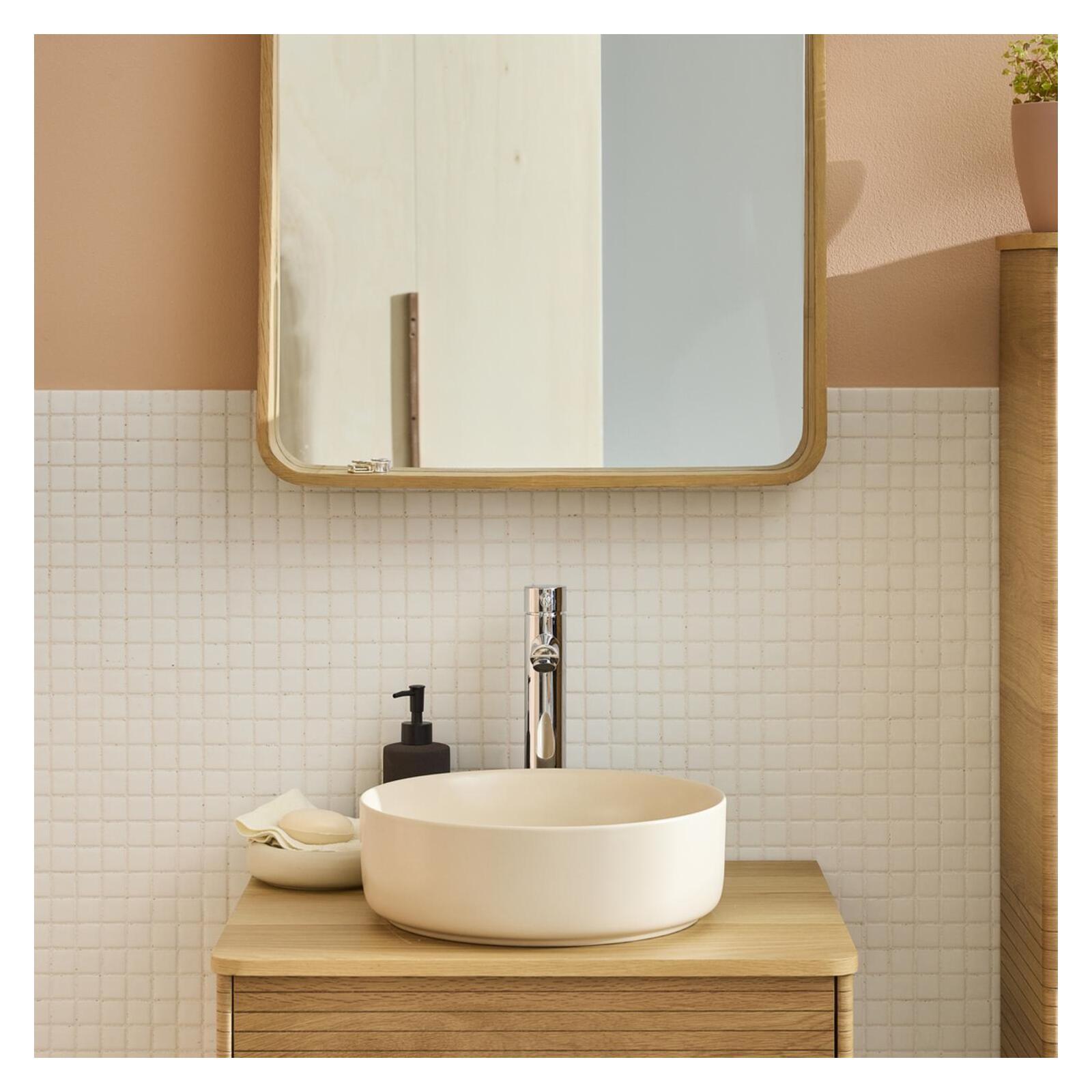 Vasque à poser ronde en céramique 36cm