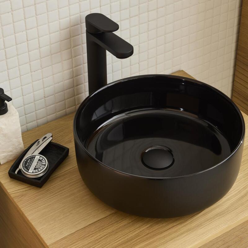 Vasque à poser ronde en céramique 36cm