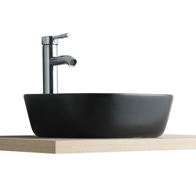 Vasque à poser carrée en céramique 37cm