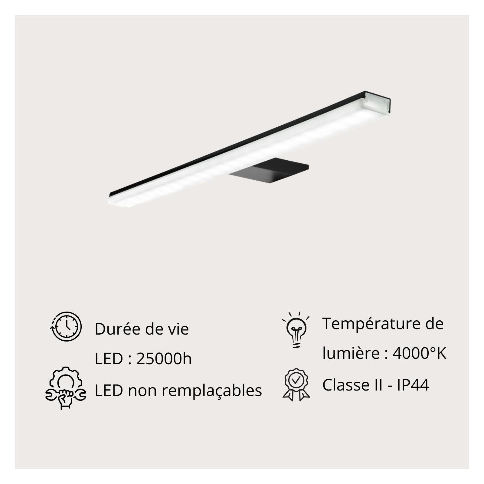 Spot LED noir 45,8 cm PANDORA Spot LED noir 45,8 cm PANDORA