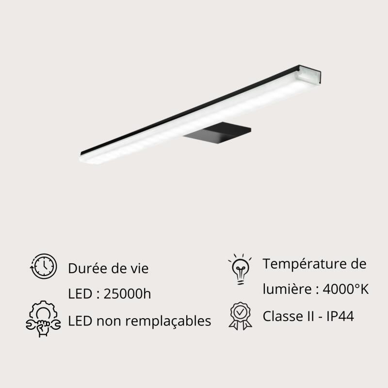 Spot LED noir 45,8 cm PANDORA