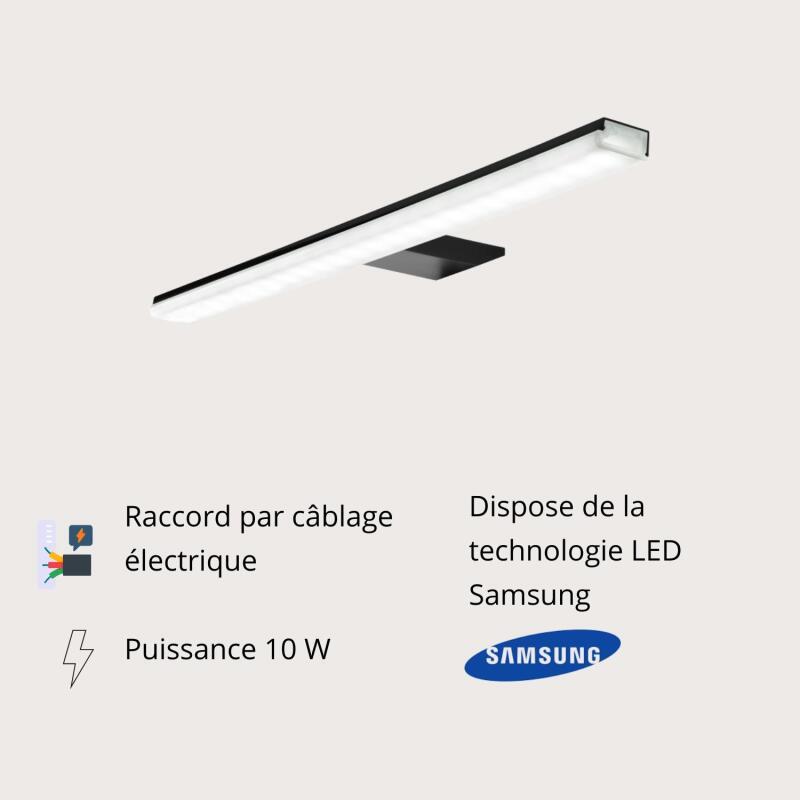 Spot LED noir 45,8 cm PANDORA