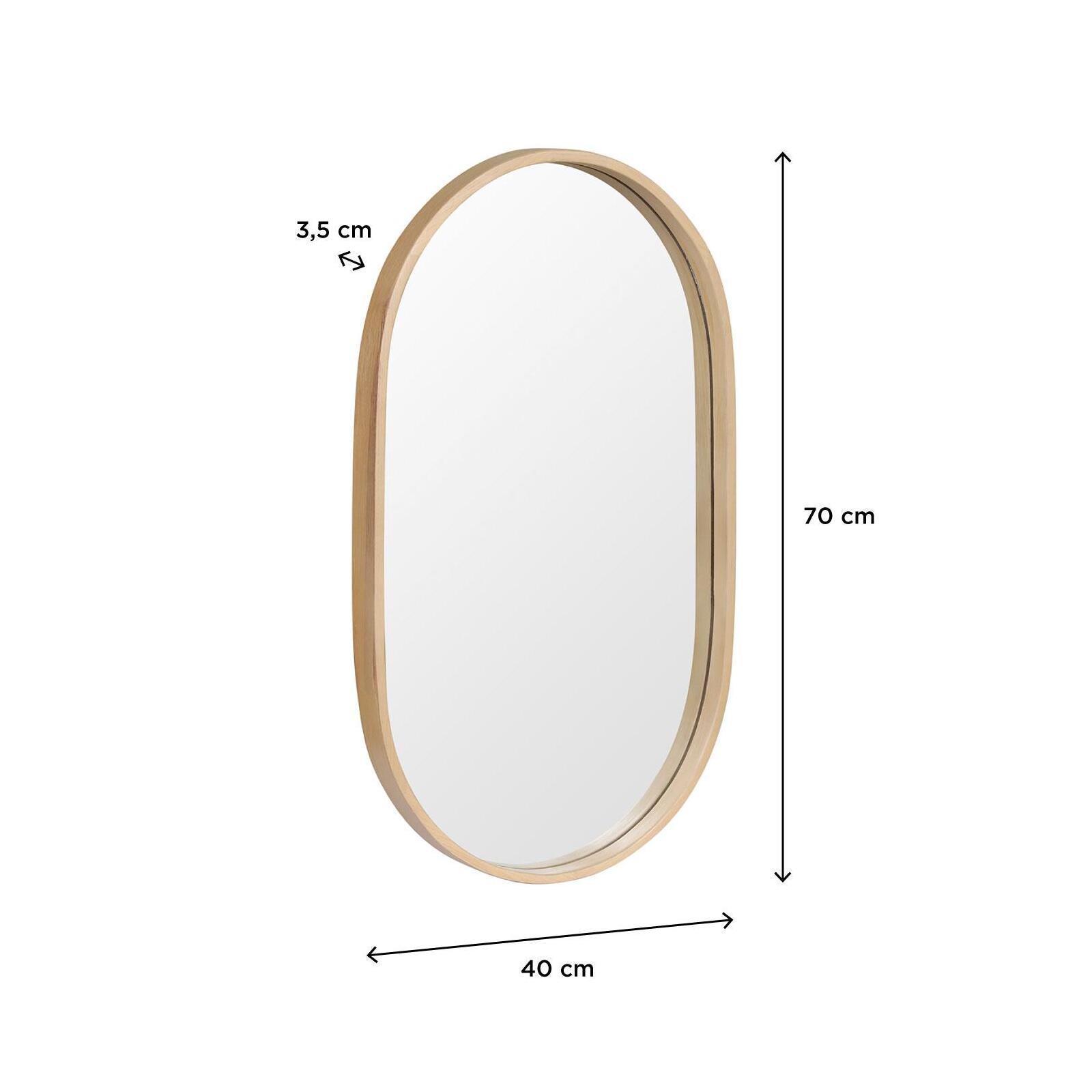 Miroir ovale 40x70 cm PEPPER Miroir ovale 40x70 cm PEPPER