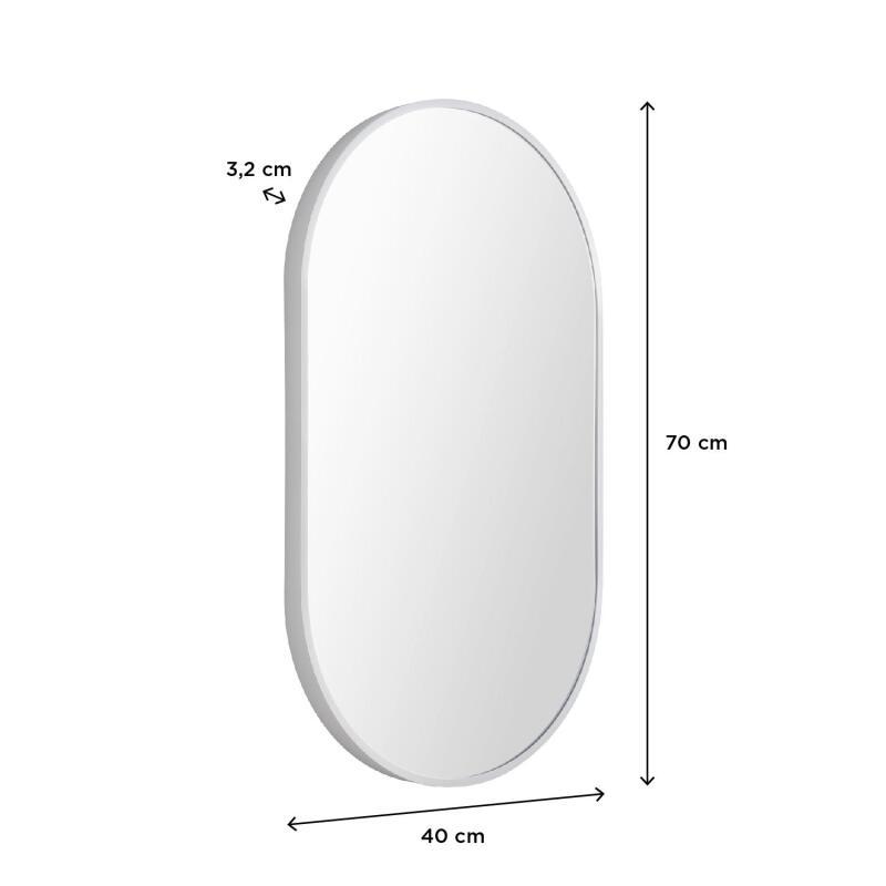 Miroir ovale 40x70 cm PEPPER