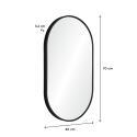 Miroir ovale 40x70 cm PEPPER