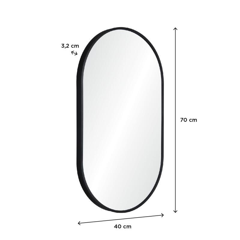 Miroir ovale 40x70 cm PEPPER