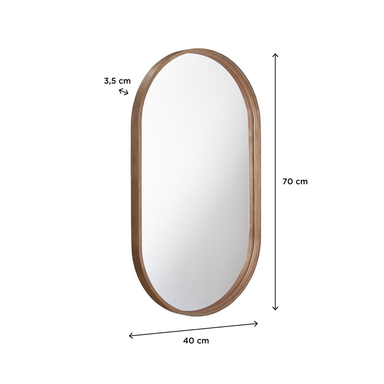 Miroir ovale 40x70 cm PEPPER