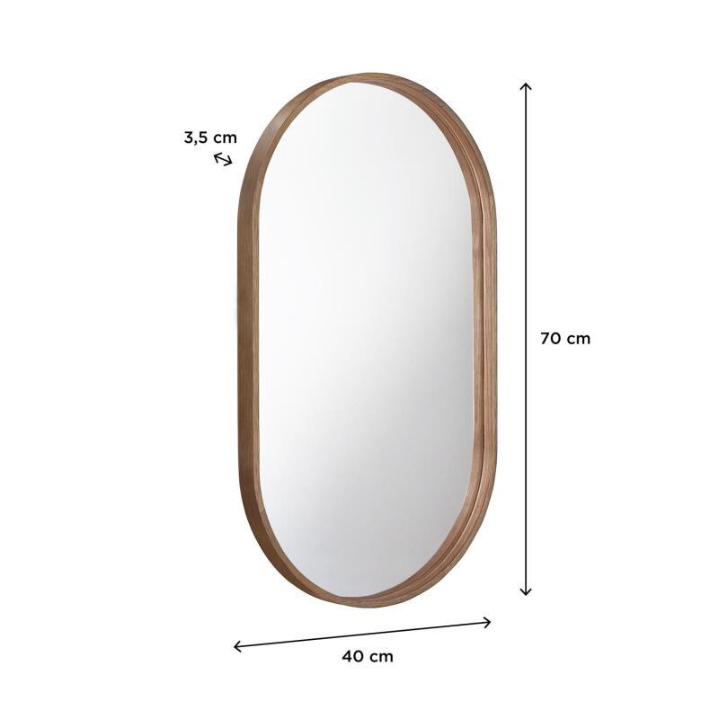 Miroir ovale 40x70 cm PEPPER
