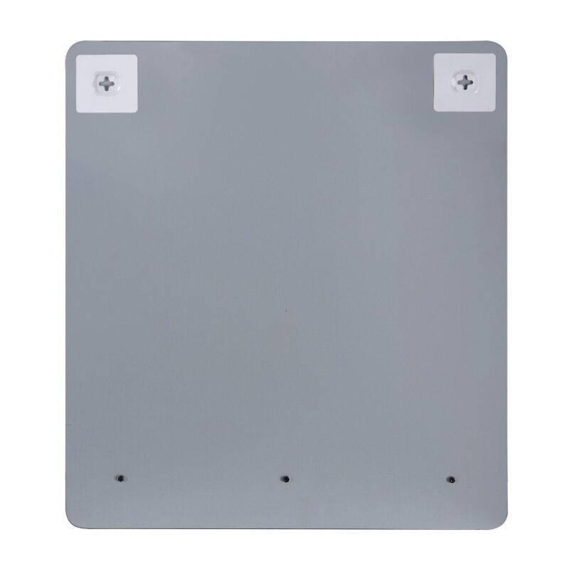 Miroir rectangulaire avec tablette blanche 60 x 70 cm SORRENTO