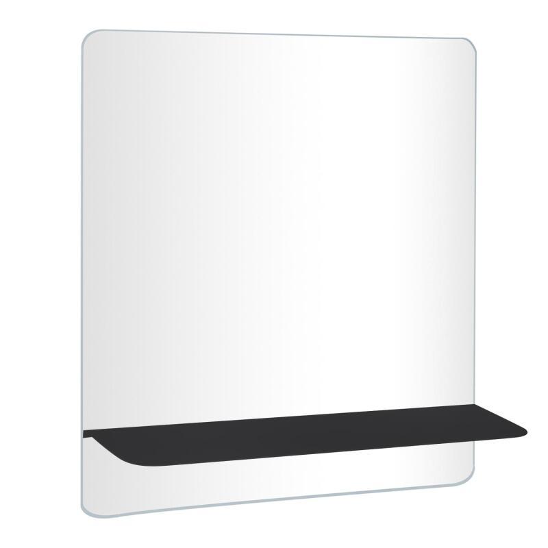 Miroir rectangulaire avec tablette blanche 60 x 70 cm SORRENTO