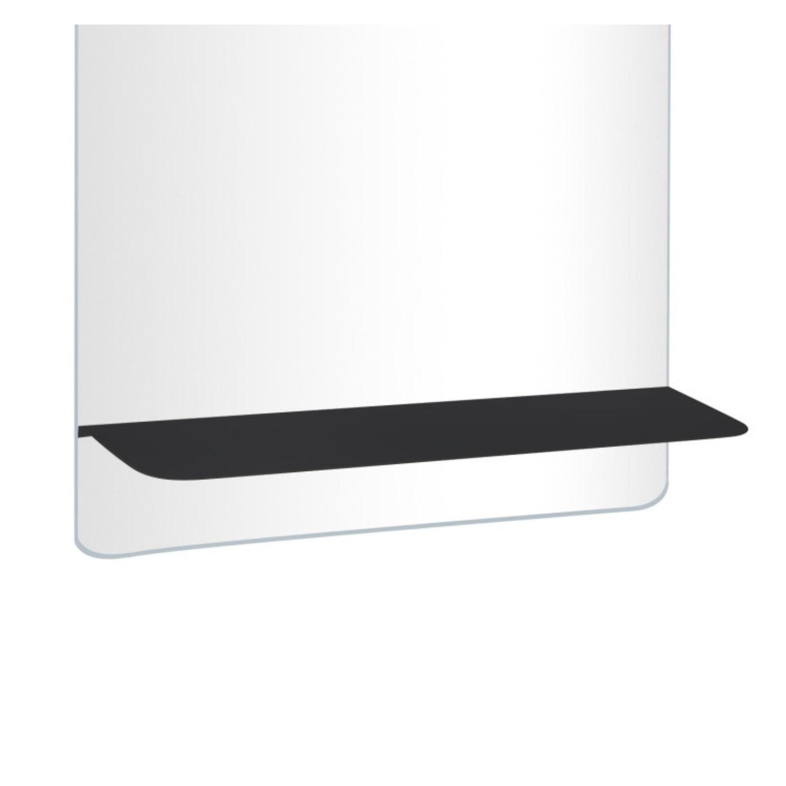 Miroir rectangulaire avec tablette blanche 60 x 70 cm SORRENTO