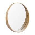 Miroir rond en chêne 60 cm VALI