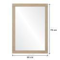 Miroir rectangulaire en bois 50 x 70 cm ATOLL